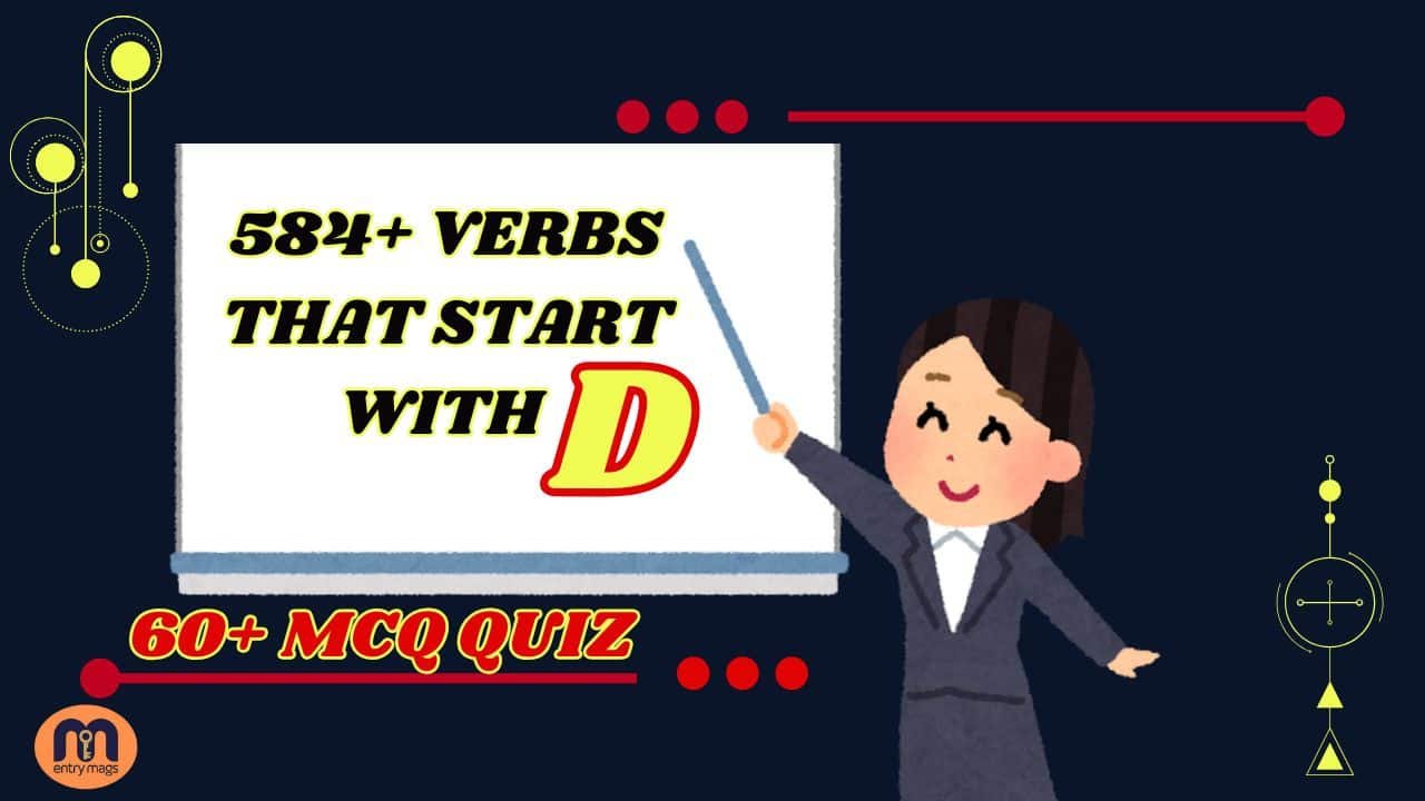 584+ Verbs That Start With D